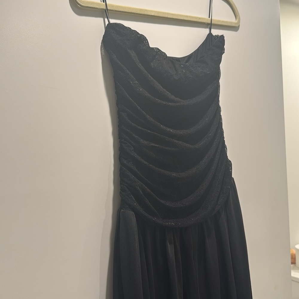REVOLVE Black Strapless Midi Dress - Picture 5 of 5